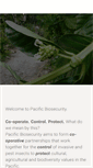 Mobile Screenshot of pacificbiosecurity.org
